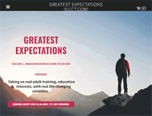 Tablet Screenshot of greatestexpectation.biz